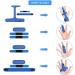 Milltrip Trigger Finger Splints - Universal Finger Brace for Arthritis Pain Relief & Support Thumb Stabilizer for Trigger Finger - All Finger Sizes - Buy Online on GoSupps.com
