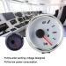 Boat Trim Gauge - 52mm Stainless Steel UP-DN Indicator | 0-190 Ohm Signal | Red Backlight | White Dial Silver Frame - International Shipping Available - Buy Online on GoSupps.com
