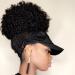 CurlCap Natural Hair Backless Satin Lined Baseball Hat - Black - Buy Online on GoSupps.com