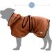 Buy Bella & Balu Microfiber Dog Bathrobe | Absorbent Dog Towel for Bathing & Swimming | M Blue - Puppy Love L Brown | International Shipping Available - Buy Online on GoSupps.com