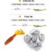 Atibin Oval Egg Lead Fishing Sinkers 1/2oz 15pcs Set | Removable Saltwater Shot Drop Weight Sinker Kit - Buy Online on GoSupps.com