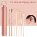 U-M 1 Set Ear Cleaning Set Ear Care Tool Portable Excellent Workmanship Stainless Steel Home Ear Wax Remover for Daily Life Rose Gold Nice as shown - Buy Online on GoSupps.com