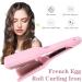 Rommantic French Egg Roll Curling Iron Egg Roll Hair Waving Iron Hair Curler Styling Tools Crimper Hair Iron Hair Waving Curling Wand US Purple - Buy Online on GoSupps.com