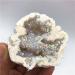 1 Piece Electroplated White Titanium Halo Agate Quartz Cluster Point Geode Beautiful Crystal Stone Mineral Specimen