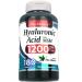 FITO MEDIC'S Lab - Hyaluronic Acid Capsules - with MSM- 1200 mg per Serving 180 Capsules Supports Skin Hydration Joints Lubrication and Antioxidant Ultra high Absorption.