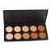 FantasyDay 10 Color Long-Lasting High Opacity Concealer Palette | Full Coverage Contouring Makeup Gift Set with Applicator - Buy Online on GoSupps.com