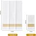 Vplus 300 Pack Disposable Guest Towels - Soft, Absorbent Linen Feel Napkins for Bathroom, Kitchen, Parties - Ideal for Dinners, Weddings, and Christmas - Gold - Buy Online on GoSupps.com