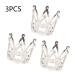 Beauty Sponge Holder - 3-Piece Makeup Puff Rack & Dry Stand - Silver Storage Container for Sponges - Buy Online on GoSupps.com