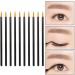 50PCS 9CM Disposable Eyeliner Brush Ultra-fine Eyeliner Makeup Brushes Applicator Lip Liner Brushes Makeup Tool (Yellow Fiber Head) - Buy Online on GoSupps.com