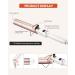 CkeyiN 38mm Curling Wand for Long&Short Hair | Adjustable Heat with LCD screen, Automatic Shut-Down & Glove Included - Buy Online on GoSupps.com