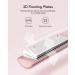 Professional 2-in-1 Hair Straightener and Curler - Titanium Flat Iron for All Hairstyles - 1 Inch Rose Gold - Dual Voltage - Ideal for Thick Hair - Buy Online on GoSupps.com