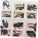 Ipetboom Stencils 2pcs Shape Smoky Eyeshadow Plate Professional Eye Guide Applicators Matte Multifunction Shadow Cat Eye Stencil 9.00X7.00X0.10CM As Shown - Buy Online on GoSupps.com