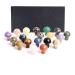 Natural Crystal Rough 20pcs Crystal Mini Mushroom Box Natural Stone Mineral SpecimenReiki Gemstone Home Aquarium Decor Suitable for Home Natural Stones Material random 1box