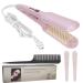 Volumizing Curling Hair Iron LCD Screen Crimper Hair Iron for Creating Volume Wide Plates Hair Crimper Grid Hair Volume Crimper Fluffy Hair Curler for Hairstyling Tool (UK)