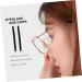 Buy Lurrose 60 Pcs Glasses Slippered Foot Covers - Anti-Slip Allergy Preventing Replacement for Glass Bricks - White & Black Options Available - Buy Online on GoSupps.com