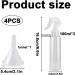 ZISHAN 4 Pcs Spray Bottle Small Spray Bottle Hair Spray Bottles Mini Spray Bottle Clear Empty Fine Mist Travel Bottle Set Small Refillable Travel Bottle Water - Buy Online on GoSupps.com