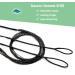 Deerseeker Dacron Bow String Set - 14 Strand Replacement Bowstring for Recurve Bow - 48-70 inches - Archery AMO 62 - 2 Nock Points Included - Buy Online on GoSupps.com
