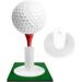 FINGER TEN Golf Rubber Tee Driving Range 5 Pack - Indoor/Outdoor Practice Mat Tee Adaptor Set - White/Black Tee Holder for Hitting Mats, 1.5 Size - Buy Online on GoSupps.com