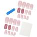 Sethexy Short Pastel Gradient Square Artificial Nails - 24 Glitter Acrylic Fingernails for Women & Girls - Easy Stick-On False Nails - Buy Online on GoSupps.com