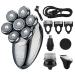 Electric Razor for Men 5 in 1 Electric Shaver for Men 7 Head Electric Beard Trimmer USB Rechargeable Professional Hair Trimmer Hair Cutter Adult Razor Set