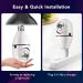 Tashi 1080P Light Bulb Camera | Wireless 5GHz & 2.4GHz WiFi Security Cam with Motion Detection & Night Vision | 360 Surveillance | 1Pack with 64G SD Card - Buy Online on GoSupps.com