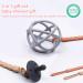 Silicone Dummy Clip for Baby Boys and Girls - BPA Free Soother Chain Holder in Beige and Orange - Buy Online on GoSupps.com