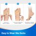 Buy Lilbitty Hallux Valgus Corrector Socks - Big Toe Pain Relief Hammer Toe Separator & Spacer - Buy Online on GoSupps.com