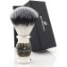 Jag Shaving Razor Set | 3-Part Shaving Kit - JAG's Lee Range with Synthetic Silver Spitzhaar Brush & Safety Razor | Elegant Green Horn Imitation Stand - Buy Online on GoSupps.com