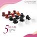 JASVERLIN Matte Black Small Hair Clips - 50pcs Mini Claw Clips for Fine Thin Hair Styling - Non-Slip Strong Grip Accessories for Women and Girls - Buy Online on GoSupps.com