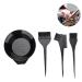 Hair dye installation set hair-colored tone and bowl set 4PCs career hair-salon-colored perming tinted sheet tools