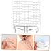 Hemoton 10pcs Tools Stickers Eyebrow Line for Measurement Makeup Eyebrow Mapper Positioning Ruler Disposable - Buy Online on GoSupps.com
