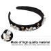 Rhinestone Headband Crystal Diamond Headband Hair Accessories for Women Wedding Cosplay Hairband Bride Hairband Head Bands for Women Pearls Head Beaded Rhinestones Crown Miss Color 2 - Buy Online on GoSupps.com
