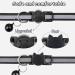 Taglory Reflective Cat Collar - 2 Pack Adjustable Black Collars with Safety Clasp & Bell for Kittens (15-20cm) - Buy Online on GoSupps.com