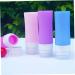 Beavorty silicone travel containers Silicone liquid Bottle shampoo travel container foaming soap dispenser Refillable Tube travel shampoo bottle shampoo dispenser bottle lotion Disposable medium Blue - Buy Online on GoSupps.com