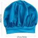 Satin Hair Drying Towel Satin Hair Towel Wrap Hair Popping Towel Elegant Satin Hair Towel for Women Chic Silk Hair Wrap Comfortable Hair Turban Wrap for Home darkblue - Buy Online on GoSupps.com