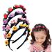 Aaiffey Sweet Princess Hairstyle Hairpin for Girl  Double Layer Headbands with Clips Twist Plait Fashion Hair Hoops Cute Double Bangs Hairpin Headbands for Women Girls 4Pcs