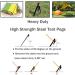 RIY Heavy Duty 12-inch Steel Tent Stakes - Unbreakable Camping Pegs, 8pc Black - Buy Online on GoSupps.com