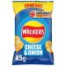 Walkers Cheese & Onion 45 g Cheese & Onion 45 g (Pack of 1)