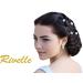 Rivelle 8mm Swarovski Rhinestone Hair Spirals - 8 Piece Silk Curlies for Bridal & Wedding Hair Accessories - Buy Online on GoSupps.com