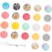 EXCEART Silicone Beads Bulk Set for Jewelry Making - Round Teething Beads for Baby Bracelets and Nursing Necklaces - Wreath Design - 1.5x1.5x1.5CM - 3 Sets - Buy Online on GoSupps.com
