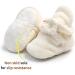 EDOTON Unisex Newborn Winter Boots - Non-Slip Sole, Adjustable Bootie Sock 6-12 Months, White - Buy Online on GoSupps.com