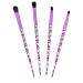 WLLHYF Eye Make Up Brush Set Portable 4PCS Eyeshadow Brush Set Professional Blending Eyeshadow Lip Eye Makeup Brushes for Eyeshadow Blending Eyebrow Women Girls Makeup Tool Brush