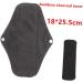Bamboo Charcoal Cotton Mama Pads - Reusable Menstrual Cloth Towel for Eco-Friendly Periods - Buy Online on GoSupps.com