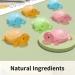 Little Turtle Handmade Oil Soap Set of 4 Cute Animal Shaped Moisturizing and Cleansing Soaps Gift for Boys Girls Natural Soft Shower Gel - Buy Online on GoSupps.com