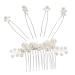 DOITOOL 1 Set Hair Jewels for Women Barrettes for Girls Pearl Hair Clips Girl Hair Clips Hair Comb Clip Pearl Hair Comb Bride Headdress Bride Decor Hairpin Metal Vintage Women's