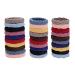 ZBORH 30 Pcs Hair Ties  Non-Slip and Seamless Hair Bands for Thick Heavy and Curly Hair  Lightweight Highly Elastic and Stretchable multicolor