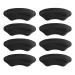 6 Pairs Loose Shoe Heel Inserts Back of Heel Cushions Anti Slip High Heel Grips Work Boot Liners Too Big Shoe Pads Sneaker Heel Protectors Black