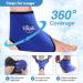 Hilph Large Ankle Ice Pack Wrap for Swelling & Injuries - Reusable Cold Compression with 2 Gel Packs for Sprained Ankle, Achilles Tendonitis - Foot Swelling Relief - Buy Online on GoSupps.com