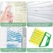 cogae 4Pcs Handheld Blinds Cleaner Shutter Curtain Brush Dust Remover for Air Conditioning Home/Car Vents/Fan/Shutters-Green - Buy Online on GoSupps.com