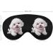 Cute Poodle Dog Eye Mask - Funny Soft Blindfold with Adjustable Strap for Sleep & Travel | Best Night Eyeshade - Buy Online on GoSupps.com